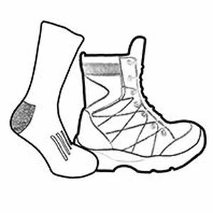Тактичне взуття та шкарпетки